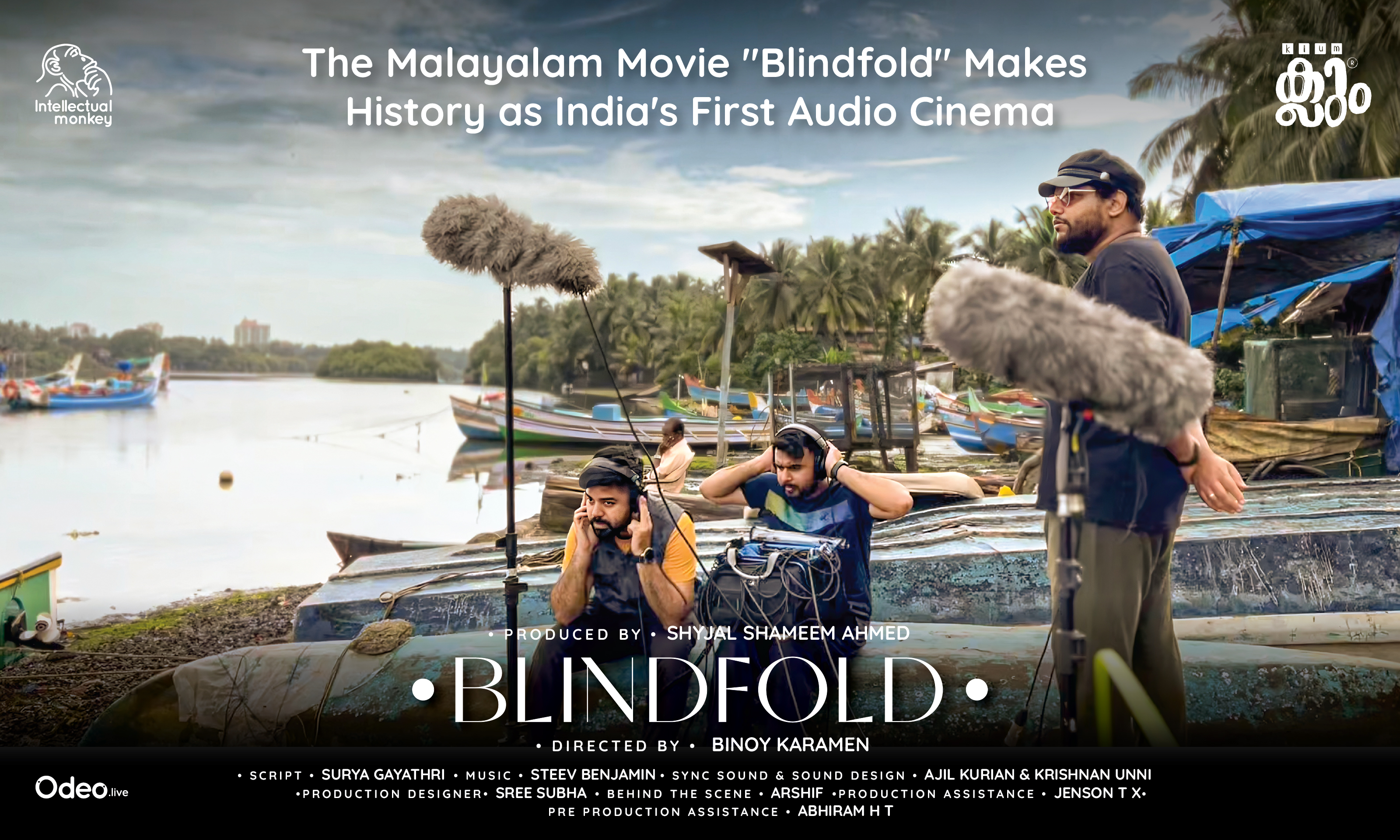 The Malayalam Movie "Blindfold" Makes History as India's First Audio Cinema